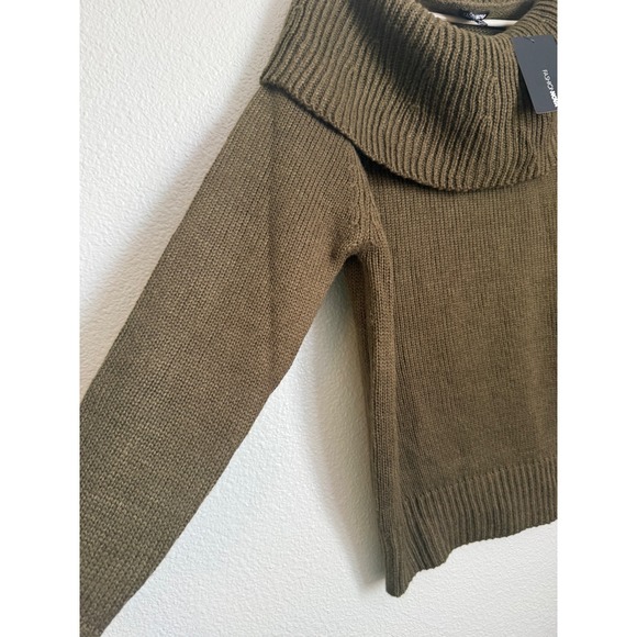 Fashion Nova Off Shoulder Sweater Dress Olive Green Size XL - Picture 6 of 8